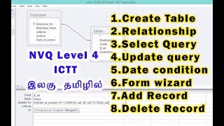 Microsoft Access Past Paper in Tamil | NVQ Level 4 ICTT | Paper ~2 | Easy Learning ICT screenshot 5