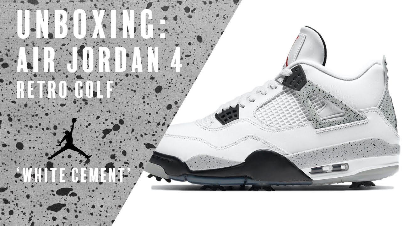 air jordan white cement golf shoes