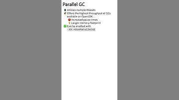 The Parallel Garbage Collector 