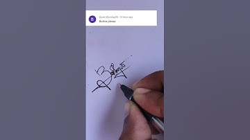 Bushra | Comment your name | Stylish Signature | #signature #billionairesignature #autograph