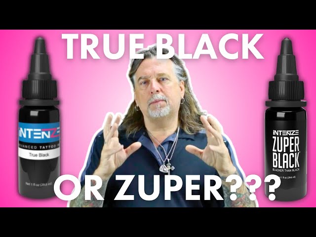 True Black - Intenze Tattoo Ink - 1oz Bottle 