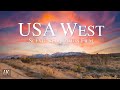 usa west scenic nature relaxation 4k drone film with ambient music