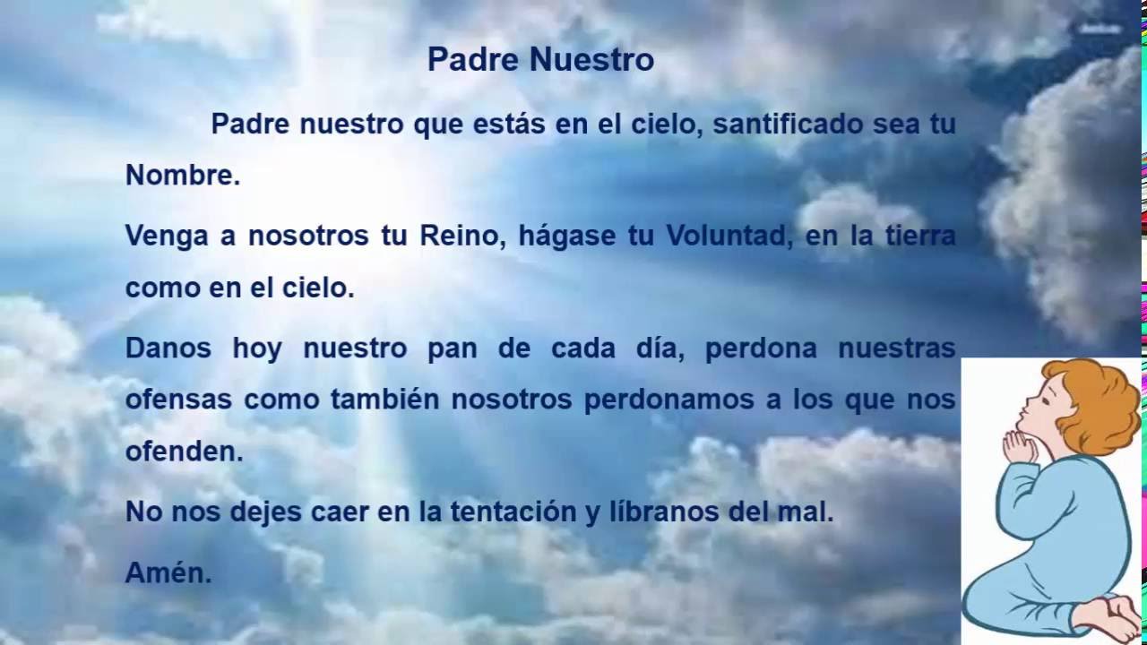 Oración del Padre Nuestro Audio y Letra - YouTube