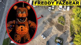 Фредди ФНАФ ! ДРОН СНЯЛ ФРЕДДИ АНИМАТРОНИК НА СТОЯНКЕ ! five nights at freddy's ! Страшилки !