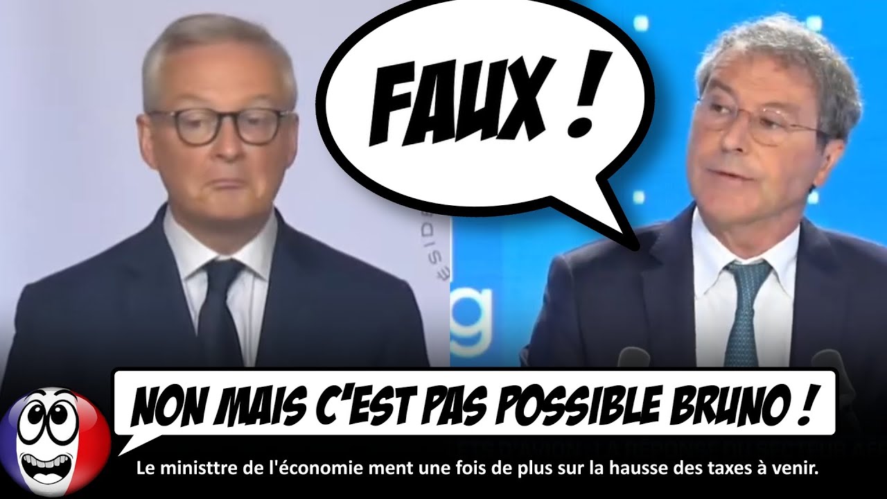 ⁣Bruno Le Maire MENT sur les nouvelles taxes et se fait REMBARRER direct !
