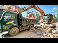 DOOSAN DX140 excavator Loading HOWO TRUCK | Công nông chở đất |Máy xúc DOOSAN DX140 xúc trạc