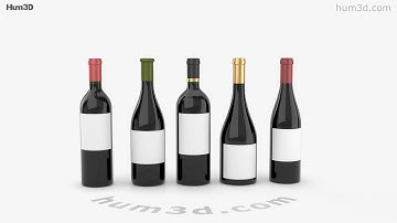 Wine Bottle 3D model by 3DModels.org