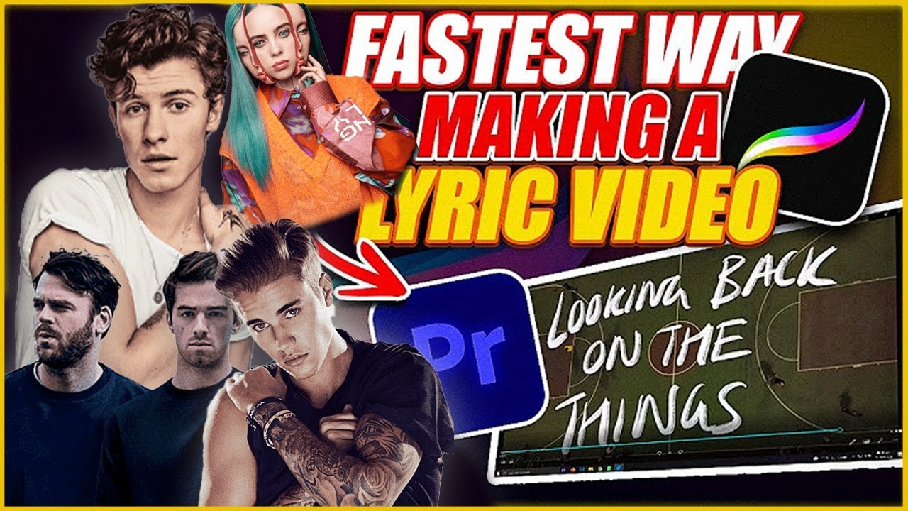 A Faster Way to Make a Lyric Video - YouTube