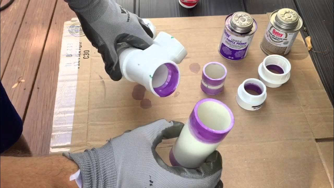 how-to-use-pvc-primer-and-cement-to-join-pvc-pipe-youtube