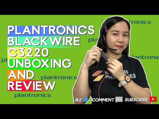 Plantronics Blackwire 3220 Noise Cancelling USB Headset Review and Unboxing | Work From Home Headset