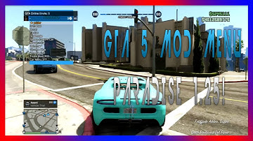 [PS3/1.25/1.26] GTA 5 ONLINE MOD MENU SPRX PARADISE 1.6
