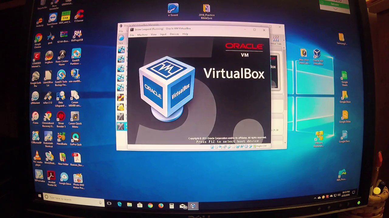 installing windows on virtualbox mac