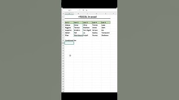 Tocol in excel #excel #excelshortcuts #exceltricks
