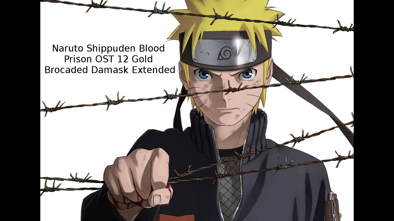 Naruto Shippuden Blood Prison OST 12 Gold Brocaded Damask Extended
