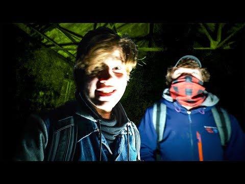 Sleeping in an abandoned factory...Why did we do this?!?!