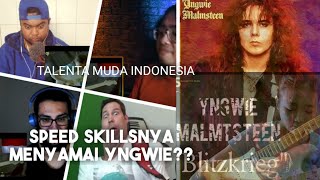 AYU GUSFANZ COVER |GITARIS CILIK |YNGWIE MALMSTEEN| REACTION VIDEO