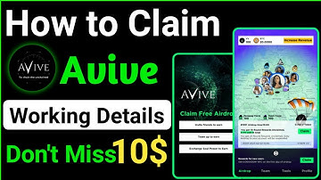 How to Claim Avive Mining App || Avive Working Details|| Avive Mining Booster|| Avive Price