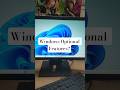 Windows Optional Features?🔥| Day-0517 | Windows Tips window #techreels #reel #short #windows11tips