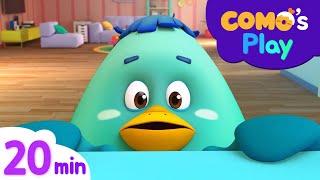 Como's Play | Bean Chopstick Challenge + More Episodes 20min | Cartoon video for kids
