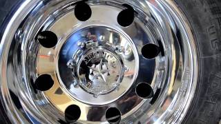 American Force Wheels Installation Video Ford 350 Dually 19.5 direct bolt- on Wheels.