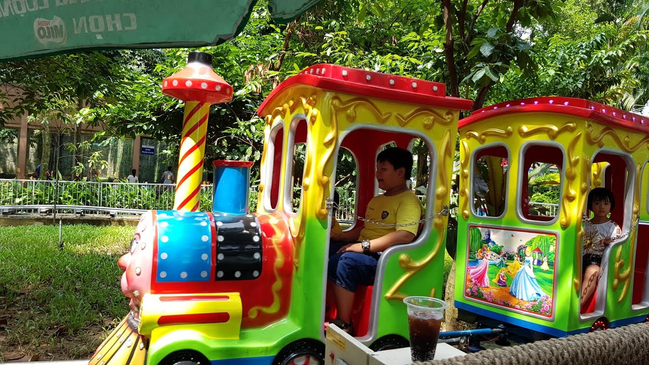 Bé Đi Xe Lửa ❤ Em Chơi Đu Quay ❤ Bé Đi Tàu Lượn ❤ Kids Toy Media