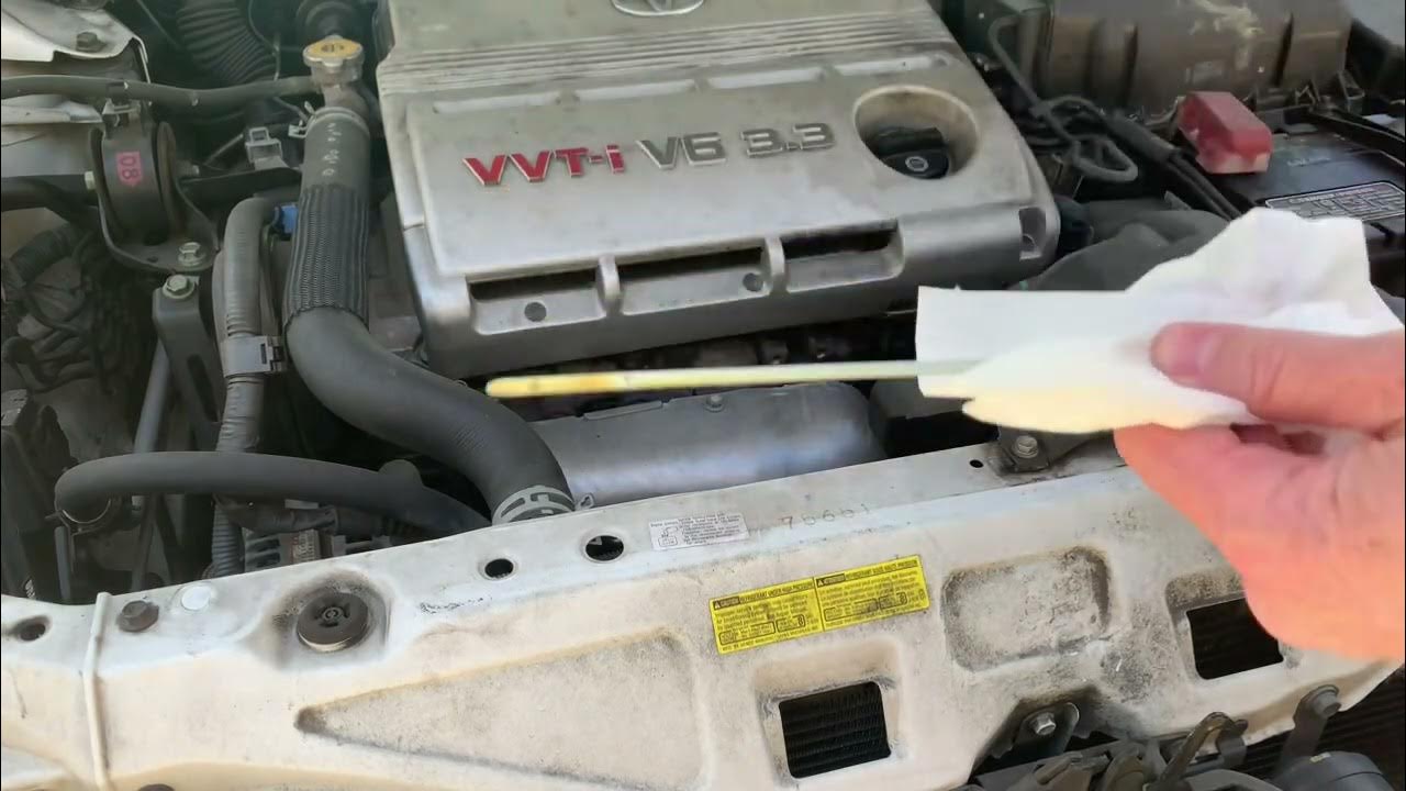 How To Check The Oil On A Toyota Camry - YouTube