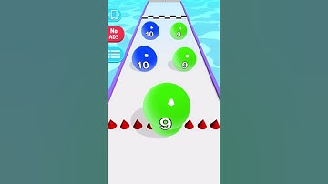 Merge Ball Race - Ball Merge 2048 Game ! All Levels Gameplay 516 android,ios  #ballgame #shorts