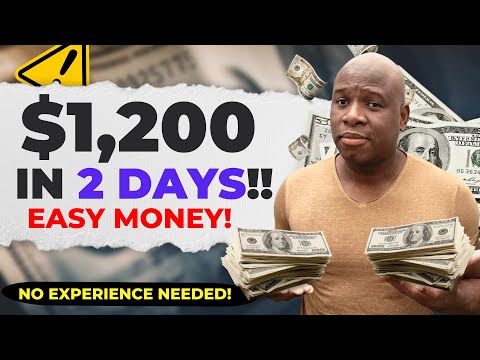 All You Need is A Phone! $1,200 in Two Days!! - FAST MONEY!!!