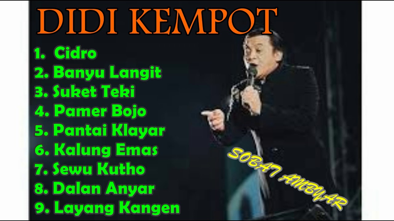 DIDI Kempot album terbaik terenak 2020 ( lagu jawa ) sobat ambyar - YouTube
