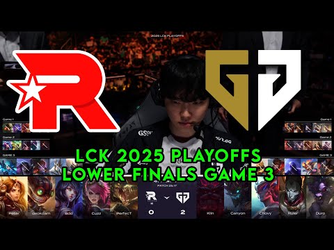 KT vs GEN Game 3 | LCK 2025 Playoffs Lower Finals  | KT Rolster vs Gen.G G3