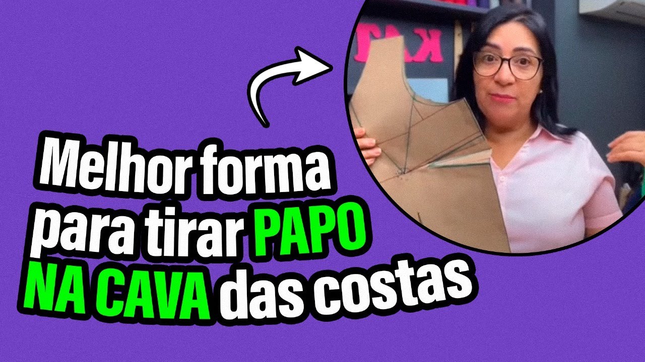 Melhor forma para tirar PAPO NA CAVA das costas | Passo a passo detalhado