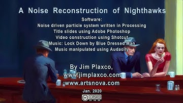 A Perlin Noise Reconstruction of Nighthawks