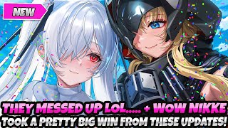*THEY MESSED UP LOL...* WOW NIKKE TOOK A PRETTY BIG WIN FROM THESE UPDATES! (Nikke Goddess Victory