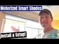 MOTORIZED AND AUTOMATED SMART SHADES CONTROLLED WITH SOMFY AND ALEXA!