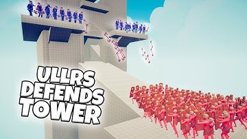 ULLRS DEFENDS TOWER VS EVERY FACTION | TABS MODDED GAMEPLAY
