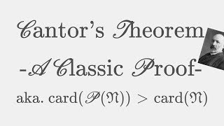 Cantors Theorem - A Classic Proof No Surjection Between Power Set And Set Itself 