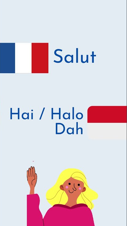 Menyapa / Salam dalam Bahasa Perancis : Pagi, Siang, Malam | French Greetings #shorts