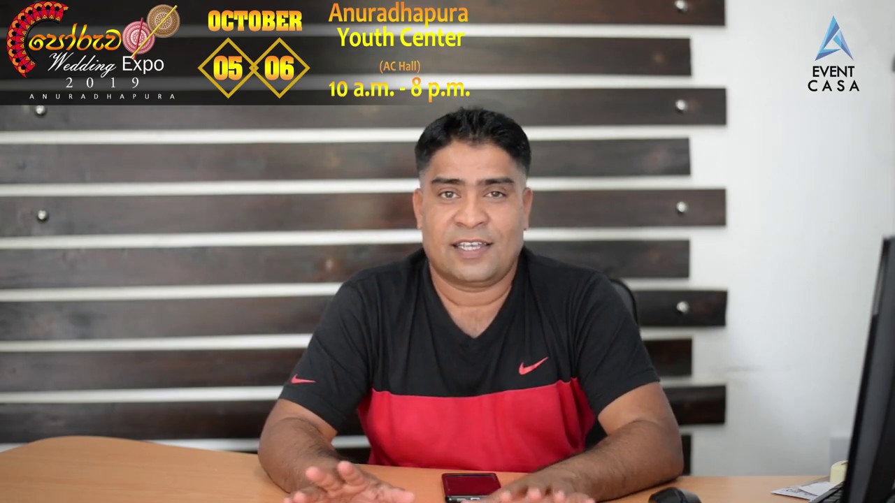 Official Photographer Poruwa Wedding Expo 2019