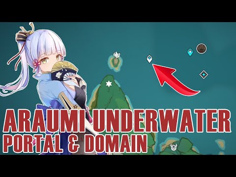 ARAUMI UNDERWATER PORTAL & DOMAIN!! Require Memento Lens // Genshin Impact