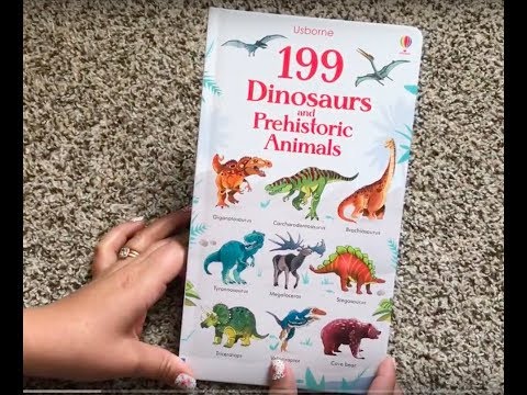 199 डायनासोर आणि प्रागैतिहासिक प्राणी 🦕🦖 Usborne Books आणि बरेच काही