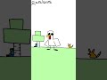 Day 6 Animating: Minecraft Fox Hunts Chicken #Shorts