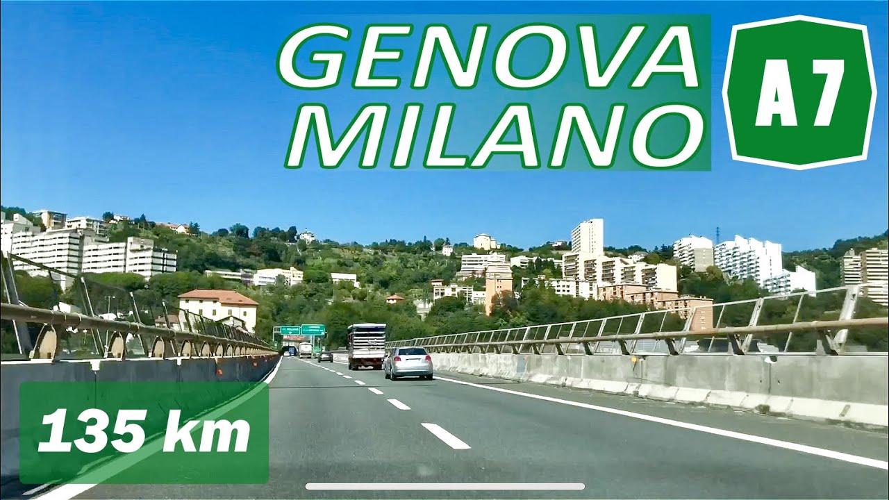 A7 | GENOVA - MILANO | Autostrada dei Giovi | Percorso ...