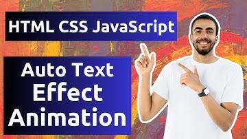 Build a Dynamic Auto Typing Effect with HTML CSS and JavaScript