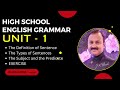 Understanding Sentences and Their Components