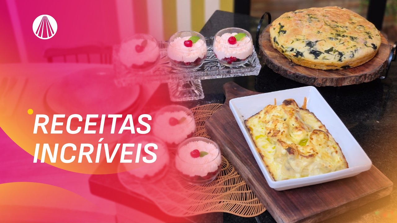 PÃO DE ESPINAFRE | RONDELI AO CREME DE QUEIJO | FLORESTA NEGRA NA TAÇA | Sabor de Vida