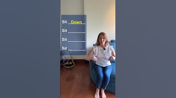 SIT! 🪑 Learn Phrasal Verbs WITH ME and Sound like a NATIVE #phrasalverbs
