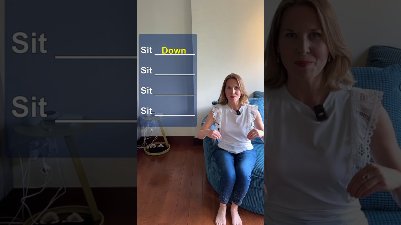 СИДИ! 🪑 Изучай фразовые глаголы СО МНОЙ и звучи как НОСИТЕЛЬ языка 