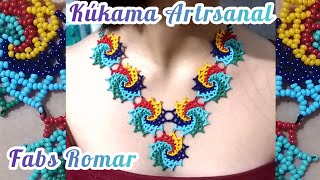 collar de chaquira espira multicolor ☺️ collar de chaquira espira multicolor ☺️