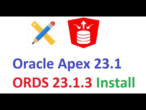 Oracle Apex 231 and ORDS 2313 Install in Oracle Database 21c Express Edition On Windows 10