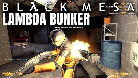 Black Mesa 2022 Multiplayer Gameplay on Lambda Bunker